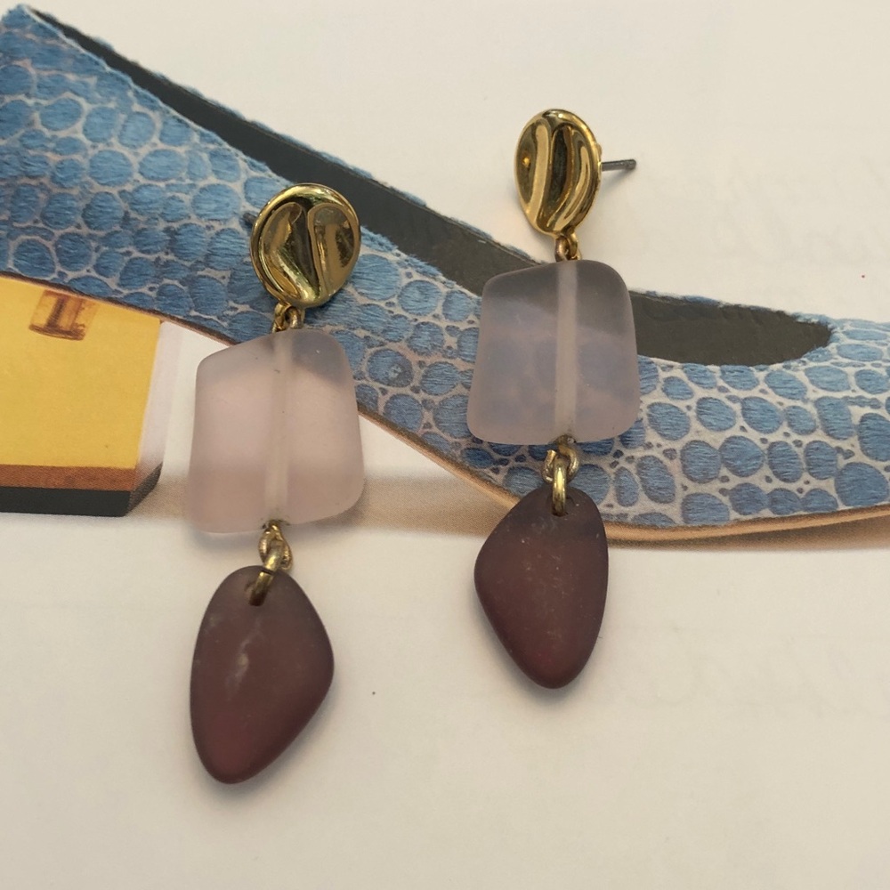 J. Crew pierced earrings.